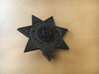 Vintage Honorable Order Of Kentucky Colonels Badge 1