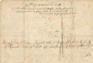 1730 Colonial Plymouth County,  MA Deed By Settlers Josiah Cotton,  Samuel Stetson 3