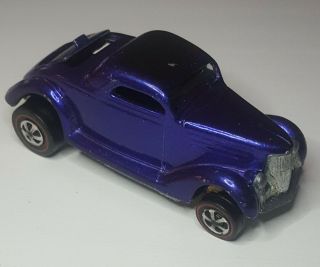 Hot Wheels Classic ' 36 Ford Coupe (purple) 1969 redline 3