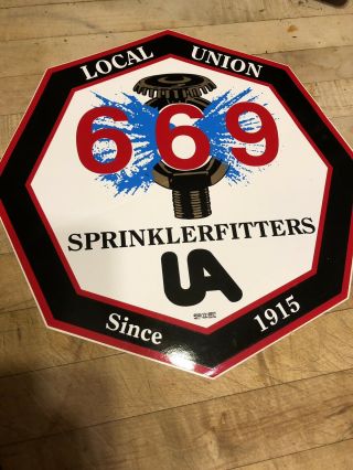 Ua Local 669 Sprinkler Fitters Pipe Fitters Steamfitters Union Giant Sticker