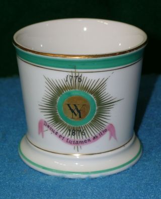 1776 1876 Centennial Martha Washington Shaving Mug White House Pattern