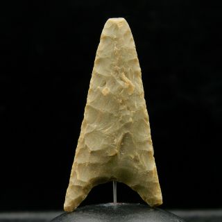 Ancient Neolithic Flint Arrowhead - 37.  5 Mm Long - Sahara