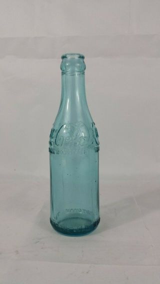 Old Coca Cola Coke Bottle Aqua Color ABM Bottle Canada Straight Side 2