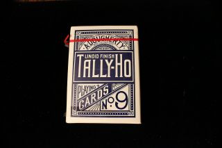 Tally Ho Fan Back Playing Cards Made In Ohio No Bar Code Rare