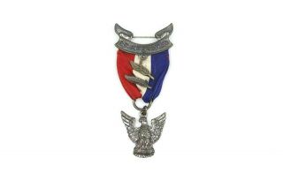 Vintage 1959 - 1969 Robbins 4 Eagle Scout Award Medal With Palms