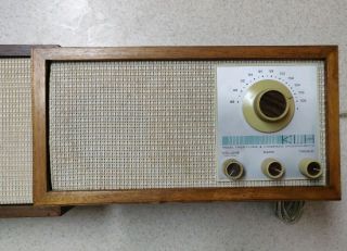 Vintage KLH Model Twenty One FM Table Radio w/ Satellite Speaker - 2