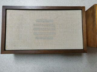 Vintage KLH Model Twenty One FM Table Radio w/ Satellite Speaker - 3