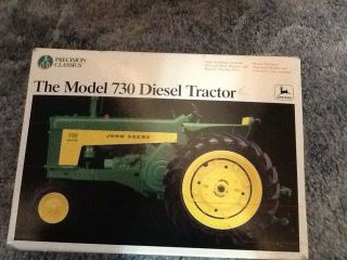 John Deere Precision Classics 13 The Model 730 Diesel Tractor Ertl 1/16 Nib