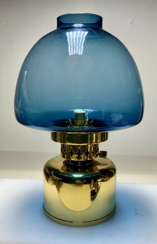 Vintage Danish Modern Hans Agne Jakobsson L101 Kerosene Brass Lamp Sweden