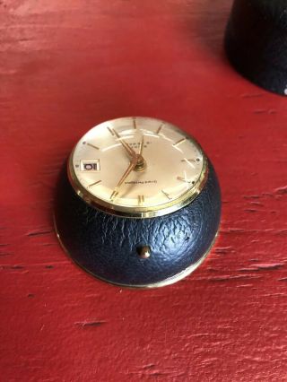 Vintage Girard Perregaux 8 - Day 15J 15 Jewel Alarm Clock Swiss Made 3
