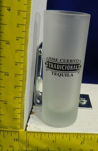 Jose Cuervo Tradicional Tequila Tall Frosted Shot Glass Vt1462