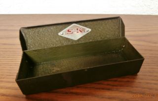 Vintage S - K Tools - No.  4607 Metal Case For - 7pc Swivel Socket Set - Case Only