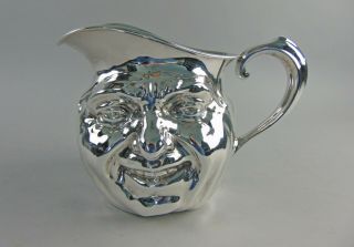 Rare Reed & Barton Sunny Jim Figural 4 Pint Water Pitcher Silver Plate 5640