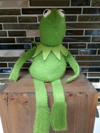 Rare Vintage 1979 Fisher Price Kermit The Frog Bean Bag Plush Muppet 864