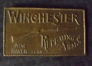 Winchester Repeating Arms Brass Belt Buckle