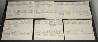 1967 Fantastic Four Anim.  Storyboards (demon In The Deep) Hanna - Barbera (b),