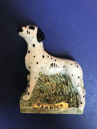 1972 Garnier Dalmatian 5 " Dog Decanter (made N Italy)