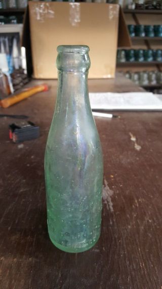 Vintage Clear Straight Sided Root Coca Cola Bottle Chicago