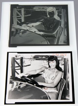 Bunny Yeager Vintage Bettie Page Camera Negative and Proof Photo Funland Pin Up 2