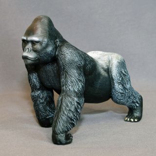 Silverback Gorilla Bronze Sculpture King Kong Figurina‏ Statue Limited Edition