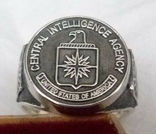 Cia Ring Central Intelligence Agency Us Agent Police Ring