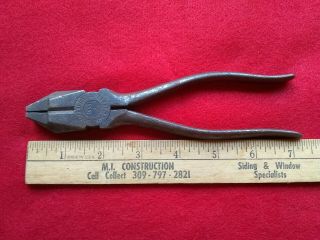 Vintage Crescent Tool Co.  7 " Pliers Side Cutters Jamestown,  Ny Usa