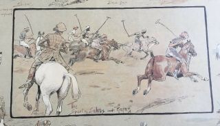 Snaffle Horses Art Lithograph Snaffle Numbered By Famous Charles Johnson Payne