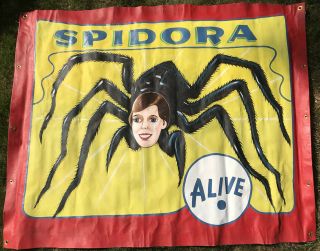 Hand Painted Sideshow Banner