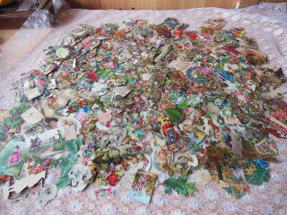 800,  Victorian Scraps/children/flowers/animals/sentiments/birds