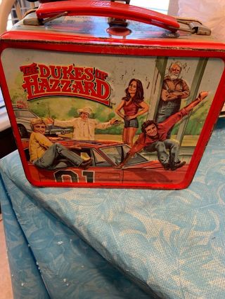 1980 The Dukes Of Hazzard Lunch Box.  No Thermos