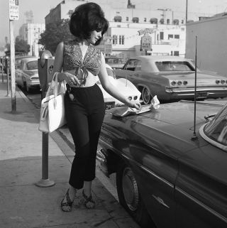 1960s Ron Vogel Negative,  Sexy Pin - Up Girl Tondra Wells,  Parking Meter,  T247189