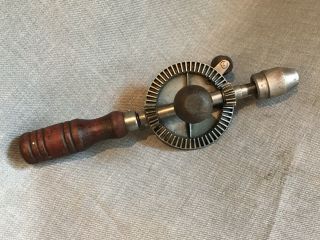 Vintage VIKING Eggbeater Style Hand Crank Drill - Made in USA 2