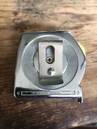 Vintage 12 ' Stanley Powerlock 33 - 212 PL 12 Tape Measure Made USA w/ Belt Clip 2