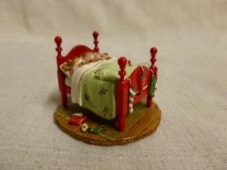 Wee Forest Folk Visions Of Sugar Plums Christmas Special M - 514 Mouse Figurine