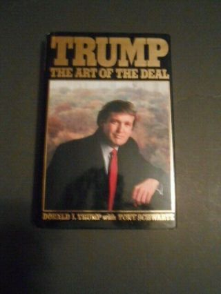 Donald Trump Autographed Art Of The Deal Book
