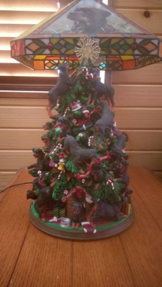 Danbury Retired Rottweiler Christmas Tree