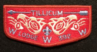 Merged Tillicum Oa Lodge 392 Tumwater Area 155 Bsa 348 155 S - 6 Restricted Flap