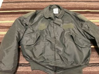Vintage Cwu 36/p U.  S Air Force Flight Jacket Great Cond Not Much Use Xl