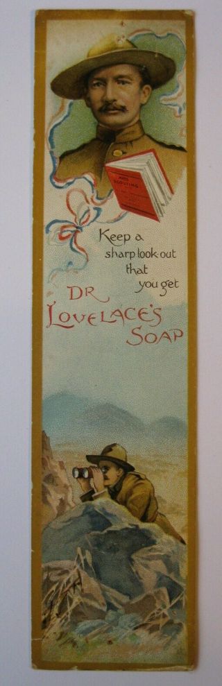 Antique Bookmark Dr Lovelace 