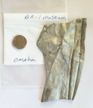 Ww2 Piece Of Barrage Balloon From Omaha Beach D - Day Big Red One Museum