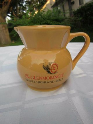 Vintage Glenmorangie Single Highland Malt Scotch Whiskey Water Pitcher Jug Mini
