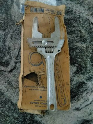 Vintage Ace Slip & Lock - Nut Wrench Covers Company Bedford Ohio