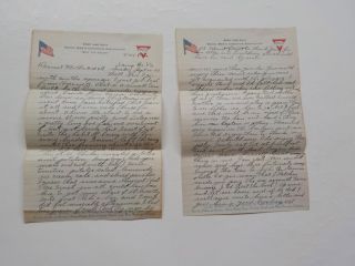 Wwi Letter 1918 Influenza Dr.  At It 