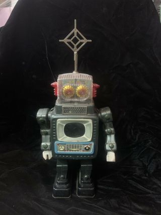 Vtg 50s - 60s Nomura Robot Tin Mechanized Battery Operated Toy Japan Parts/repair