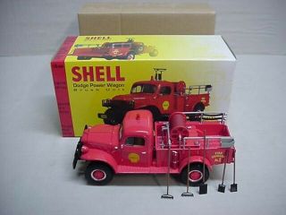 Shell Regular 1949 Dodge Power Wagon Brush Fire Truck Metal First Gear 19 - 2483