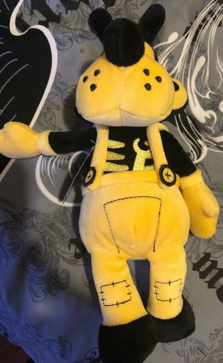 Bendy And The Ink Machine Dead Boris Plush Toy Yellow/gold Wave 3