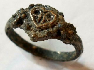 , And Detector Find,  Post Medieval Billon Ring.