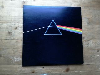 Pink Floyd Dark Side Of The Moon A5/b5 Very Good Vinyl Record Shvl804 & Inserts