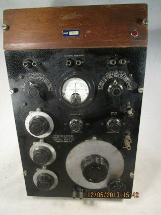 Vintage General Radio Impedence Bridge Type 650 - A