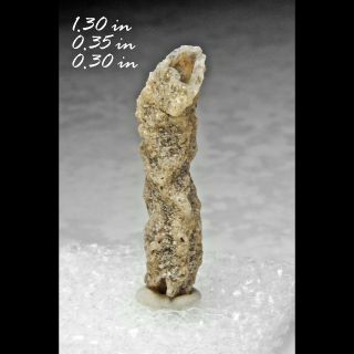 Fulgurite Fossil Lightning Minerals Crystals Gems - Thn